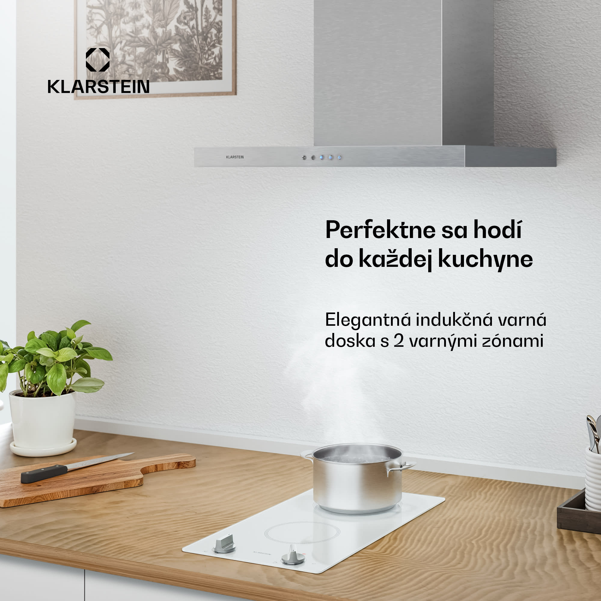 Klarstein Kochheld indukčná varná doska | Elegantná a výkonná | 2 varné zóny | 3500 W | 30 cm