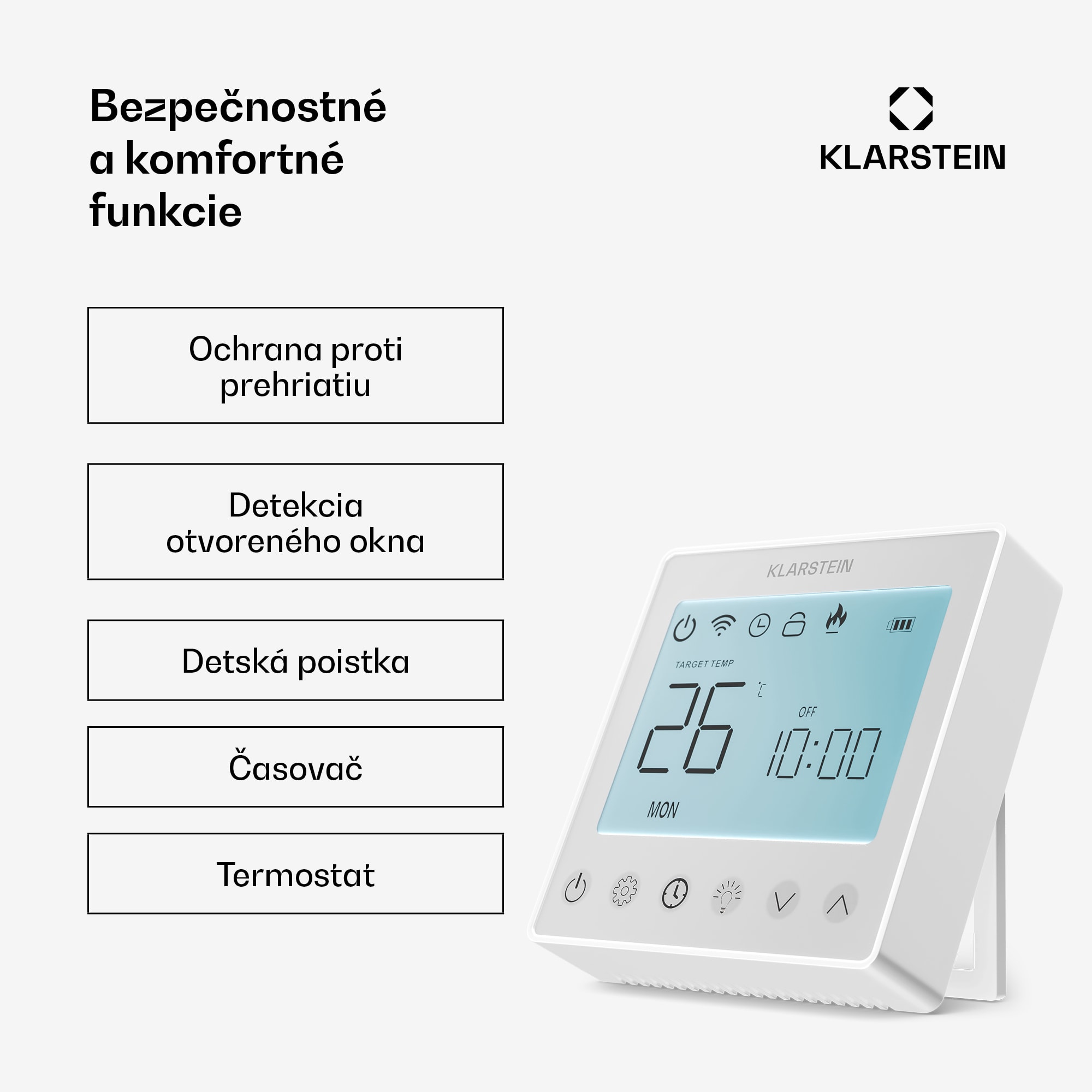 Klarstein Wondersky infračervený panel | 770 W | 4 - 8 m² | Minimalistický dizajn | 120 cm x 60 cm – Obrázok 5