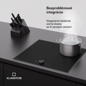 Klarstein Magnichef indukčná varná doska | 4 varné zóny | Moderná a inovatívna | 8200 W | 60 cm