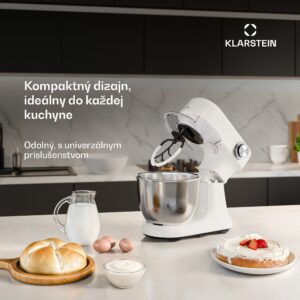 Klarstein Bella Evo kuchynský robot | planetárny miešací systém | 3 nástavce na mixovanie | 1500 W | 5 l