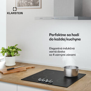 Klarstein Kochheld indukčná varná doska | Elegantná a výkonná | 4 varné zóny | 7200 W | 60 cm