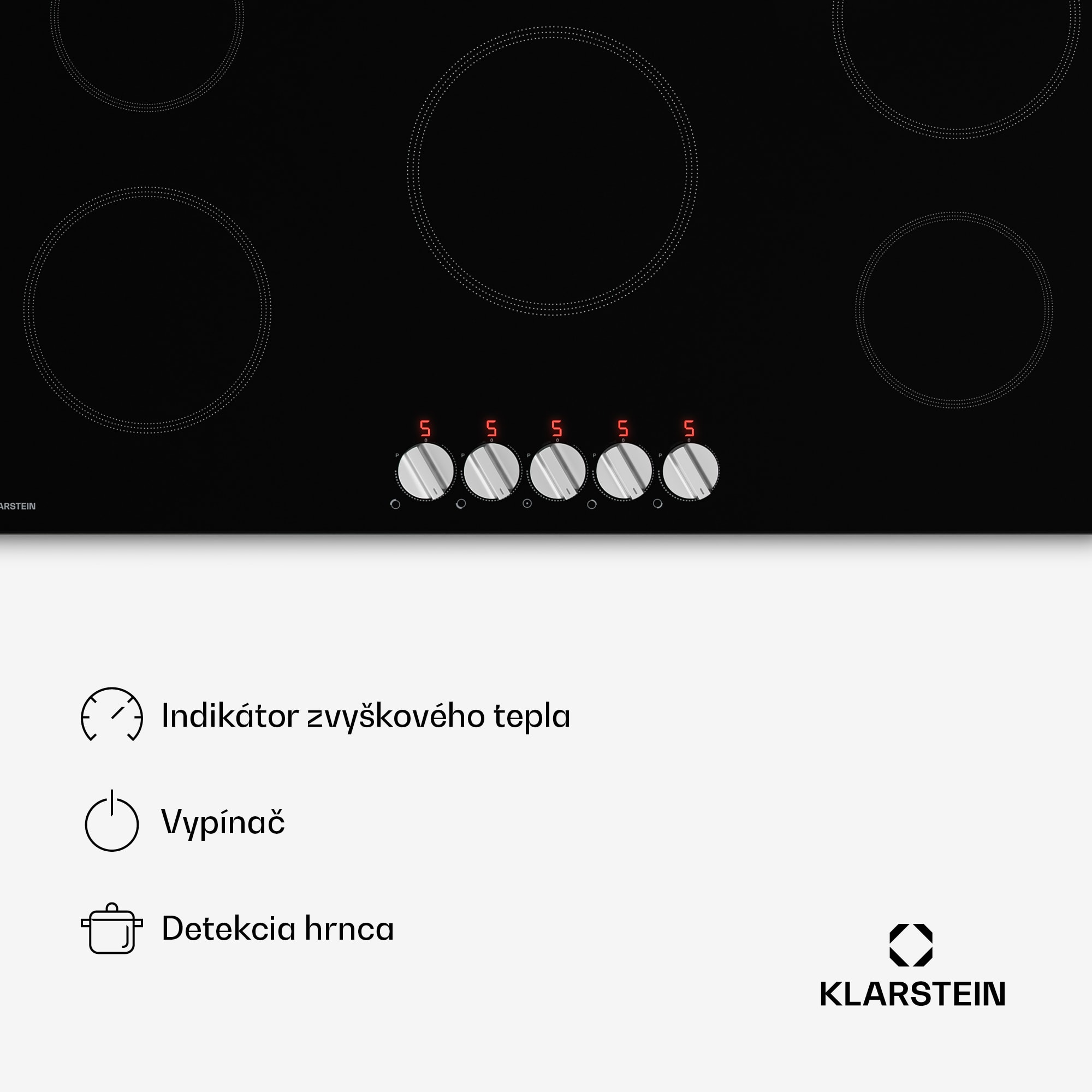 Klarstein Kochheld indukčná varná doska | Elegantná a výkonná | 5 varných zón | 8700 W | 90 cm – Obrázok 4