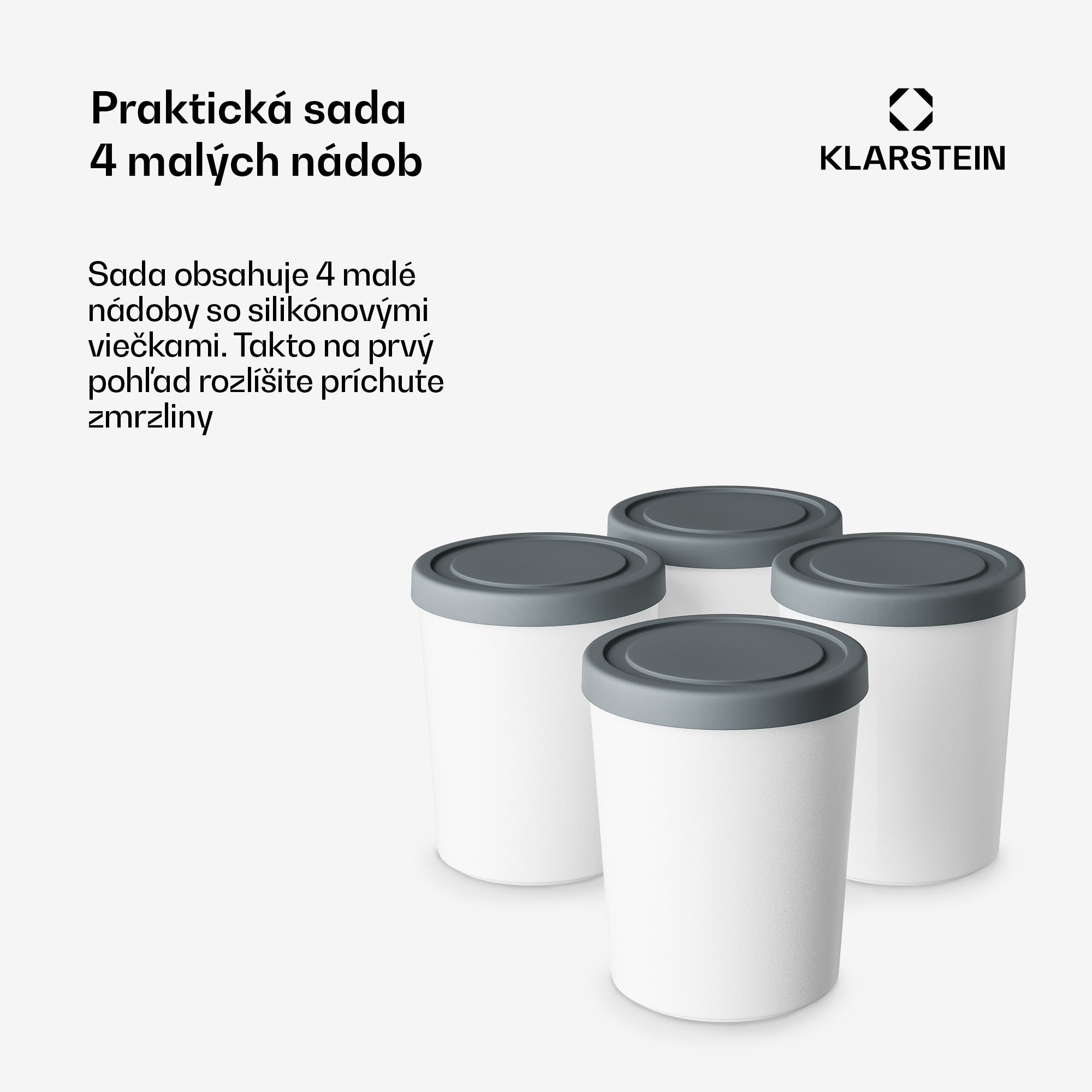 Klarstein Súprava na ľad | 180 mililitrov | plast | vhodné do umývačky riadu