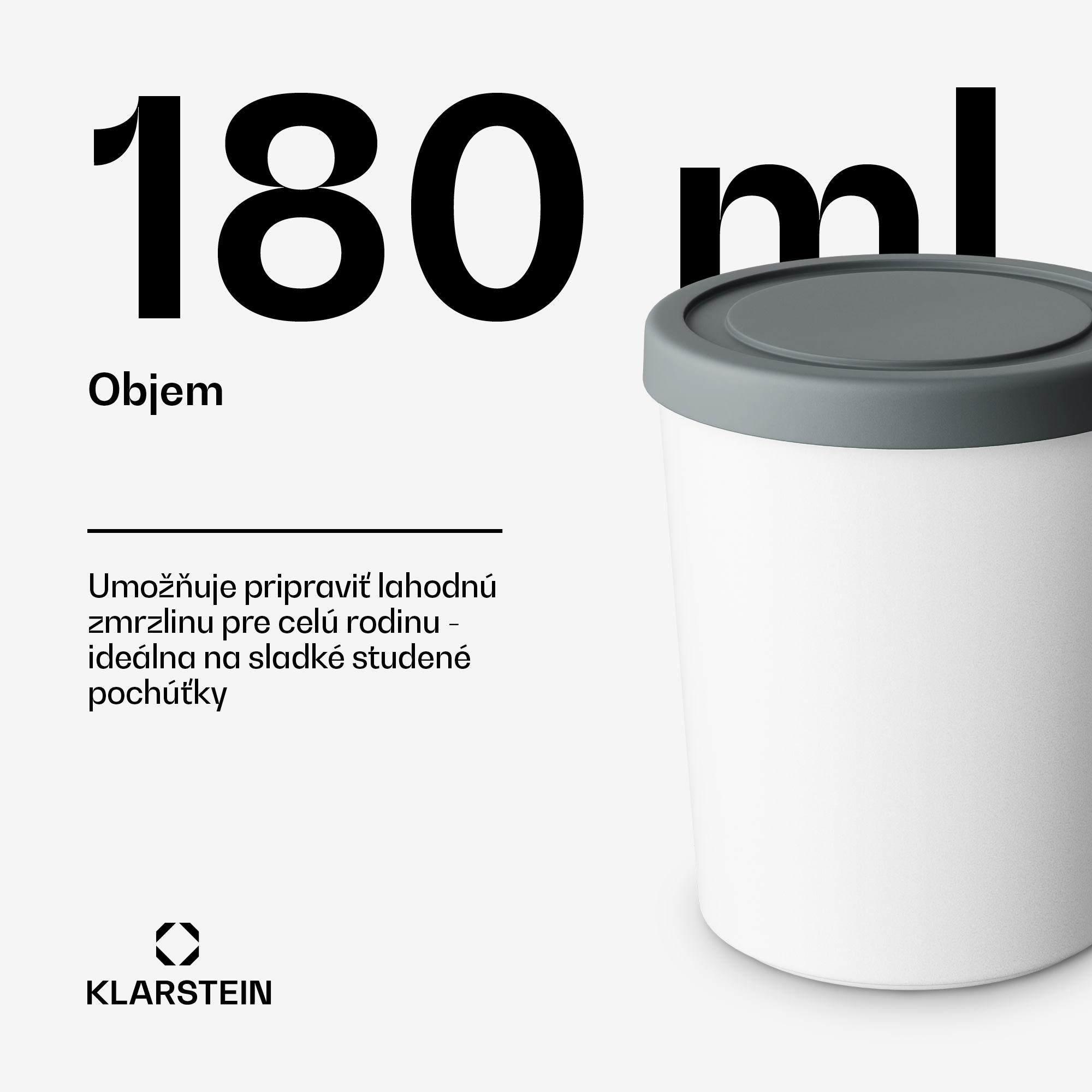 Klarstein Súprava na ľad | 180 mililitrov | plast | vhodné do umývačky riadu – Obrázok 3