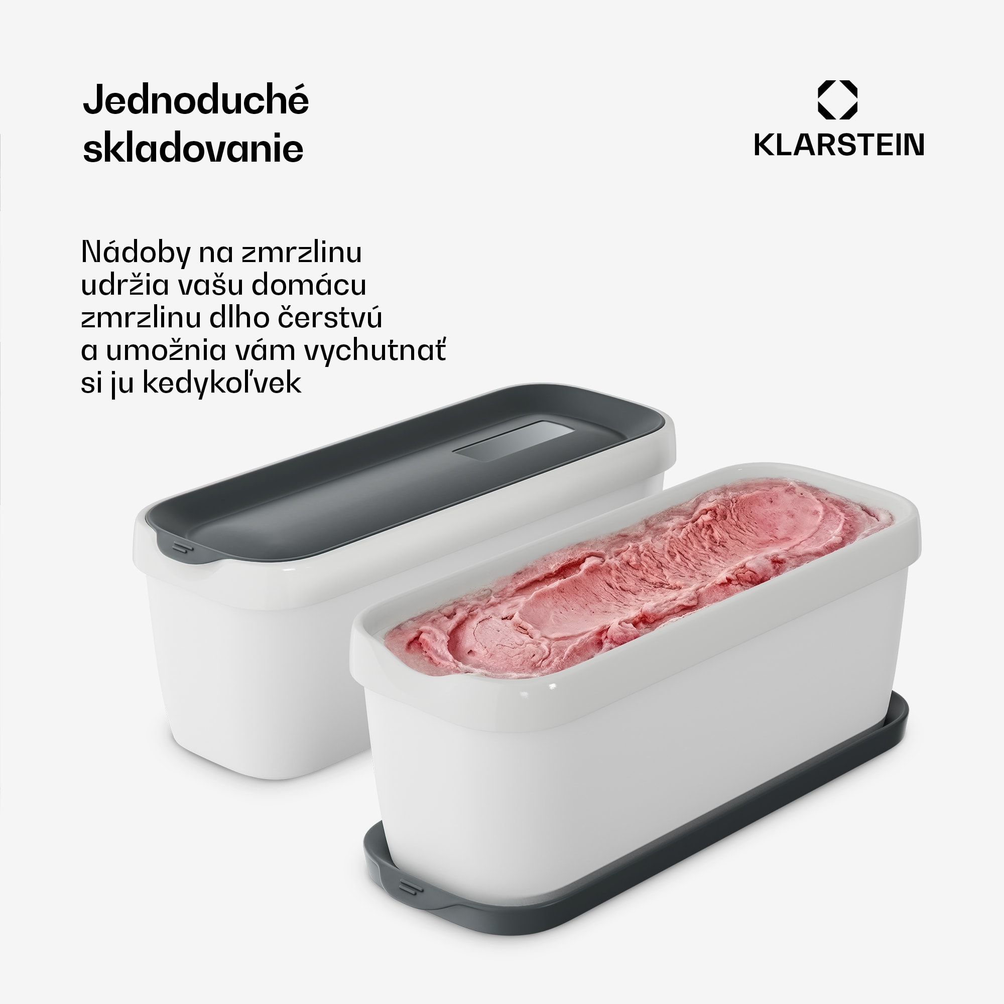 Klarstein Súprava na ľad | 1,5 l | plast | vhodné do umývačky riadu – Obrázok 2