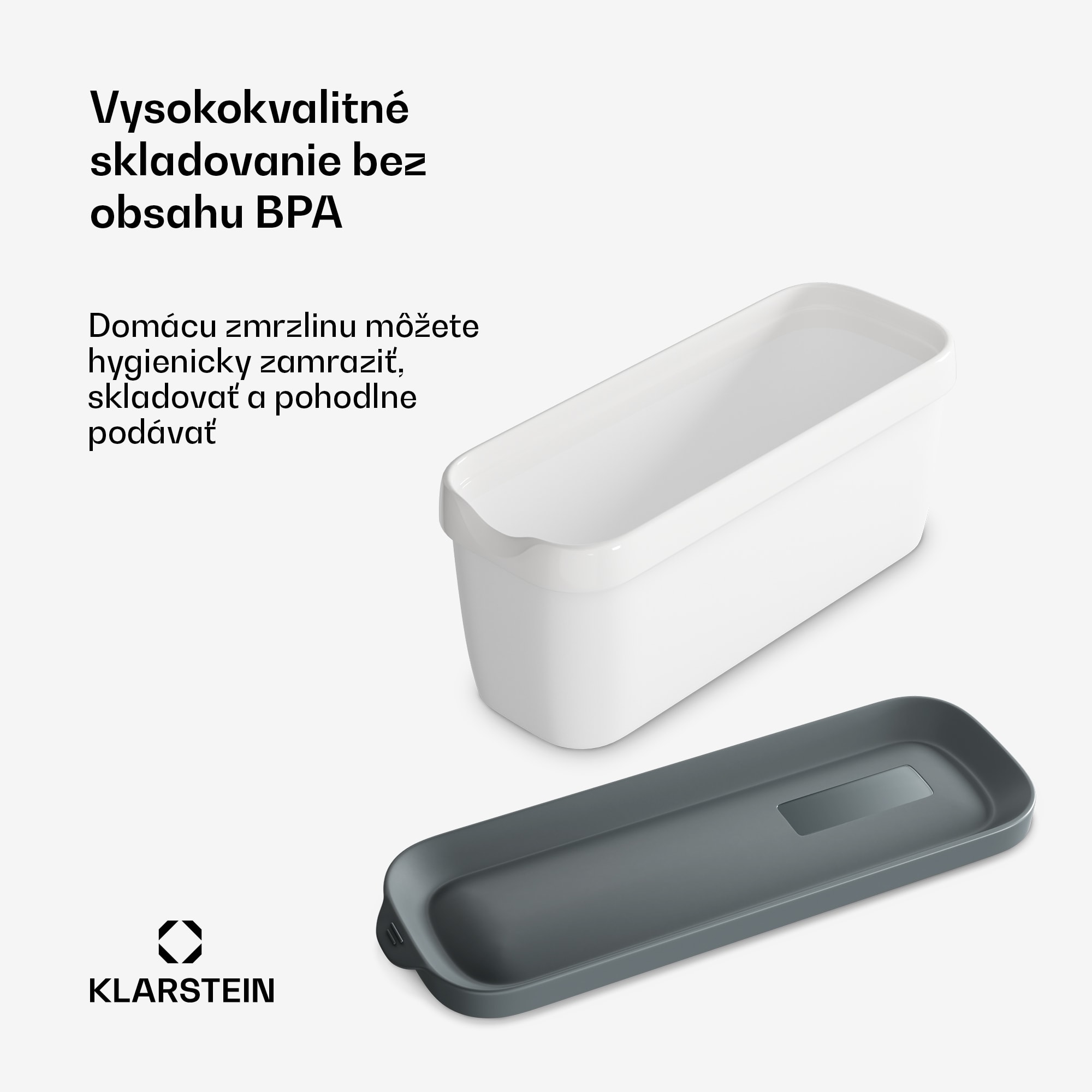 Klarstein Súprava na ľad | 1,5 l | plast | vhodné do umývačky riadu – Obrázok 4