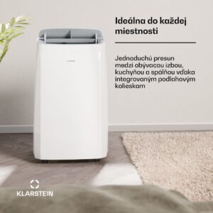 Klarstein Grandbreeze mobilná klimatizácia | 12000 BTU | 42 cm | 56 m² | energetická trieda A+