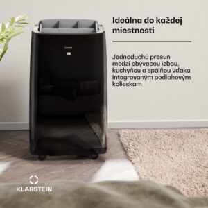Klarstein Grandbreeze mobilná klimatizácia | 16000 BTU | 40 cm | 82 m² | Trieda energetickej efektívnosti A