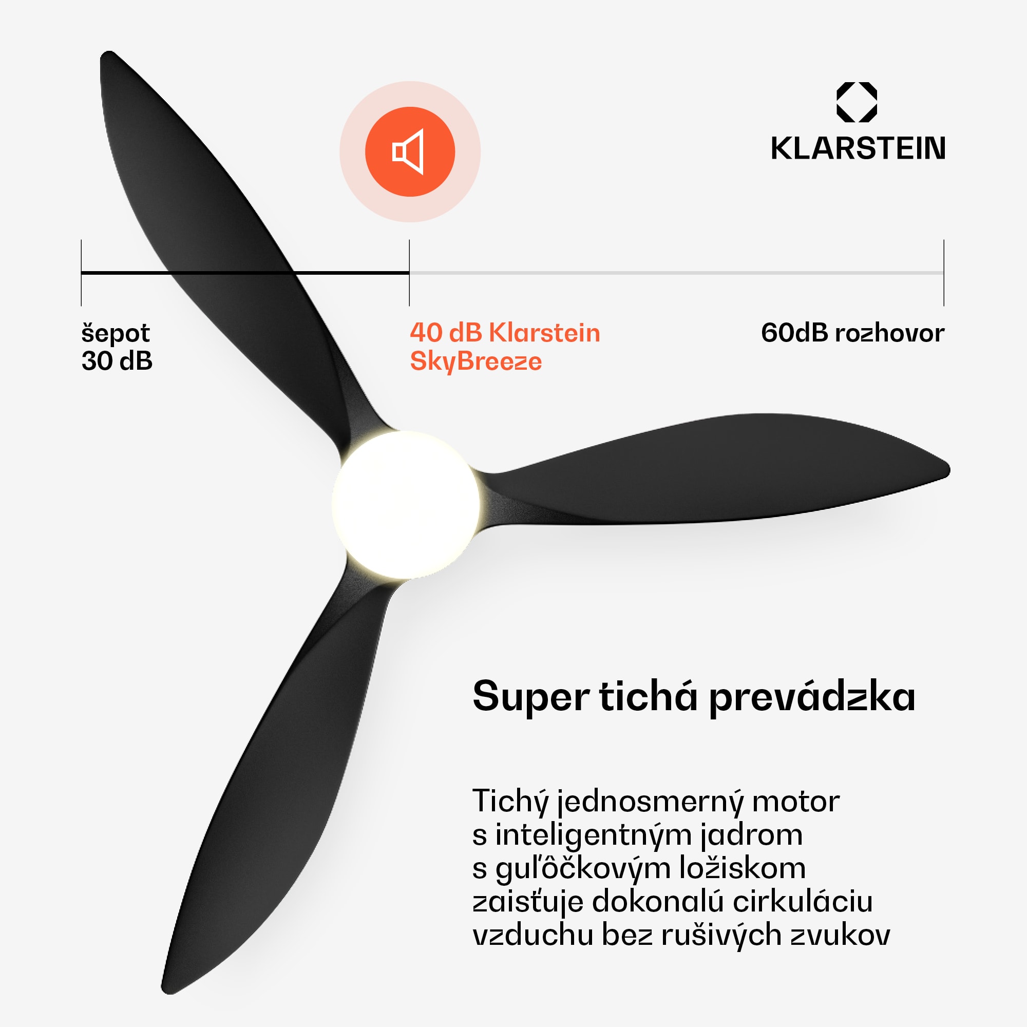 Klarstein SkyBreeze inteligentný stropný ventilátor so svetlom | 132 cm | 27 W | Tichý | LED | Drevo – Obrázok 4