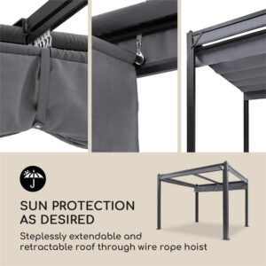 Blumfeldt Pantheon Cortina, náhradná strecha, 3x3m, polyester, 180g/m², sivá