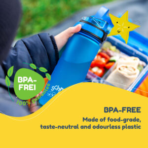 Klarstein Schmatzfatz, Raňajková súprava, dóza na obed a fľaša na pitie, Tritan, tesný uzáver, bez BPA