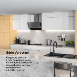Klarstein Verosteel indukčná varná doska + Verosteel digestor | 60 cm