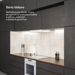 Klarstein Velaire indukčná varná doska + Velaire vstavaná rúra + Velaire teleskopický digestor | 60 cm