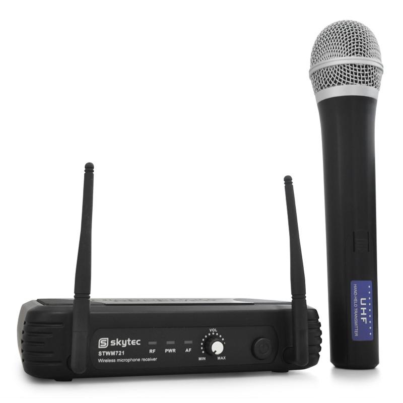 UHF rádio-mikrofónový set Skytec STWM721, 1 kanál,1 mikrofón – Obrázok 4