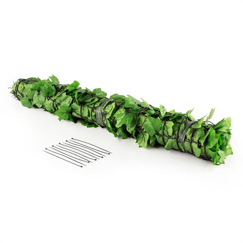 Blumfeldt Fency Bright Ivy, zástena, ochrana pred pozorovaním, ochrana pred vetrom, 300 x 100 cm, brečtan, svetlozelená – Obrázok 5