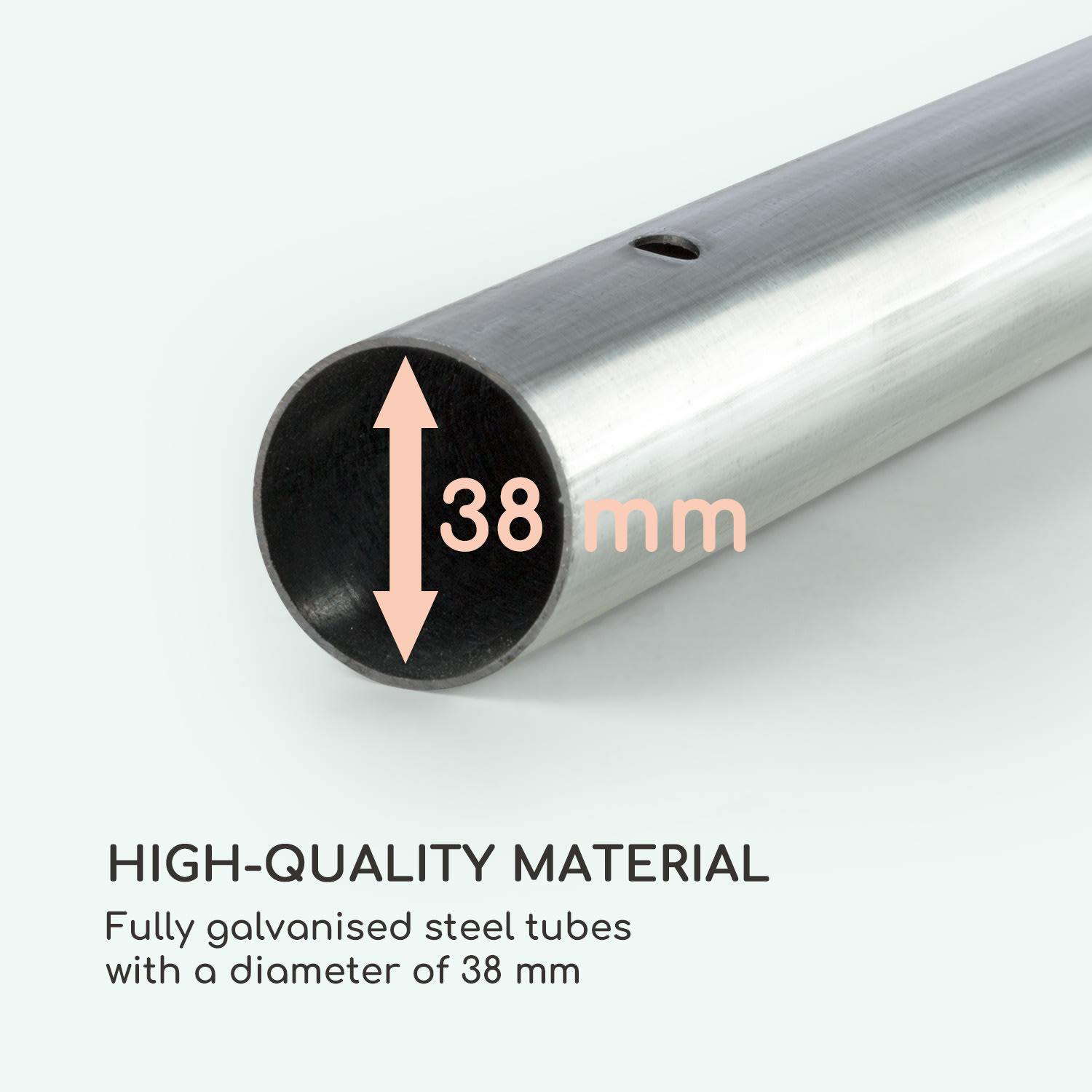 Blumfeldt Sommerfest, párty stan, 4 x 8 m, 500 g/m², PVC, nepremokavý, nehorľavý – Obrázok 3