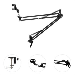 Auna Pro ST-1.2, čierne, mikrofónové rameno, držiak s mechanickým upínaním, 1,5 kg, 35 x 35 cm