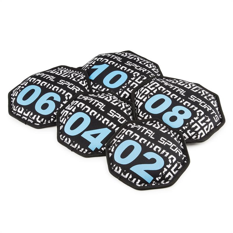 Capital Sports Gripnip Energy Bag, sada 5 záťažových vriec, 2/4/6/8/10 kg – Obrázok 4
