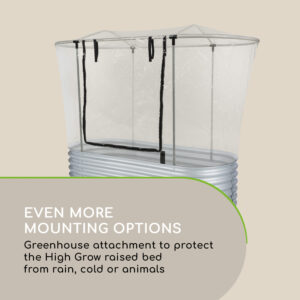 Blumfeldt High Grow Top 160, rozšírenie skleníka, 160 x 80 x 115 cm, oceľové trubky, PVC