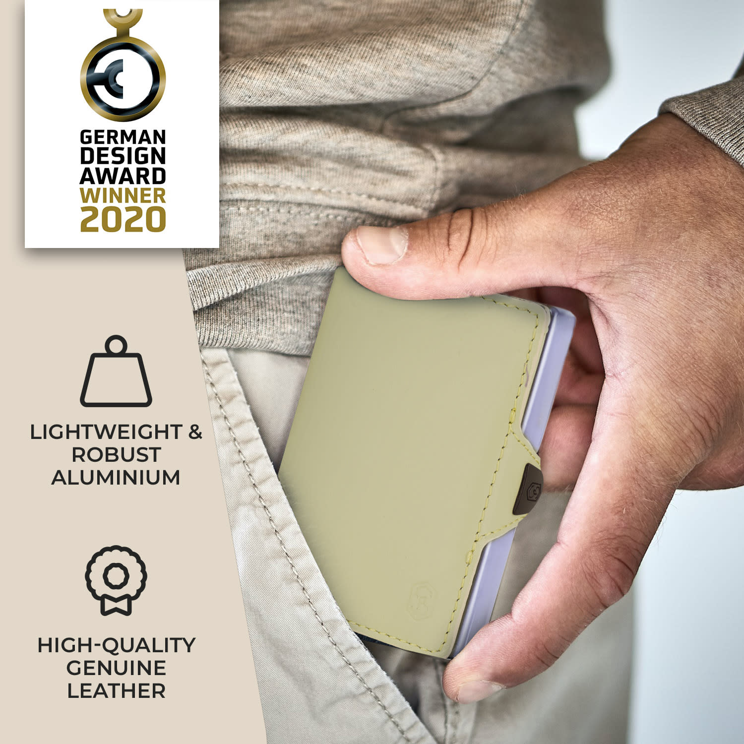 Slimpuro ZNAP Slim Wallet, 12 kariet, priehradka na mince, 8,9 x 1,8 x 6,3 cm (Š x V x H), ochrana RFID – Obrázok 5
