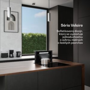 Klarstein Velaire Downdraft-System, Elegantný, minimalistický, výkonný, Energetická trieda A++, 853 m³/h, 60 cm
