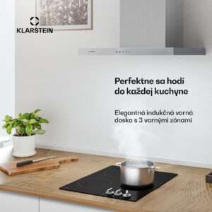 Klarstein Kochheld indukčná varná doska | Elegantná a výkonná | 3 varné zóny | 5700 W | 45 cm