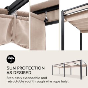 Blumfeldt Pantheon Cortina, náhradná strecha, 3x6m, polyester, 180g/m², béžová