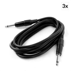 3 x FrontStage 6,3mm jack kábel, 3 m, mono
