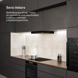 Klarstein Velaire indukčná varná doska + Velaire vstavaná rúra + Velaire teleskopický digestor | 60 cm