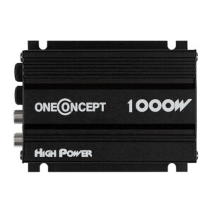 4-kanálový zosilňovač oneConcept X4-A4, 600 W, čierny