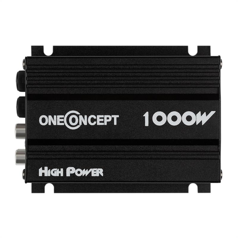 4-kanálový zosilňovač oneConcept X4-A4, 600 W, čierny