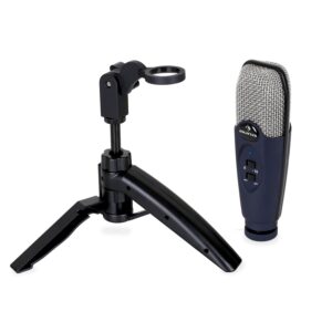 auna Precision Kondensator-Mikrofon navy blau