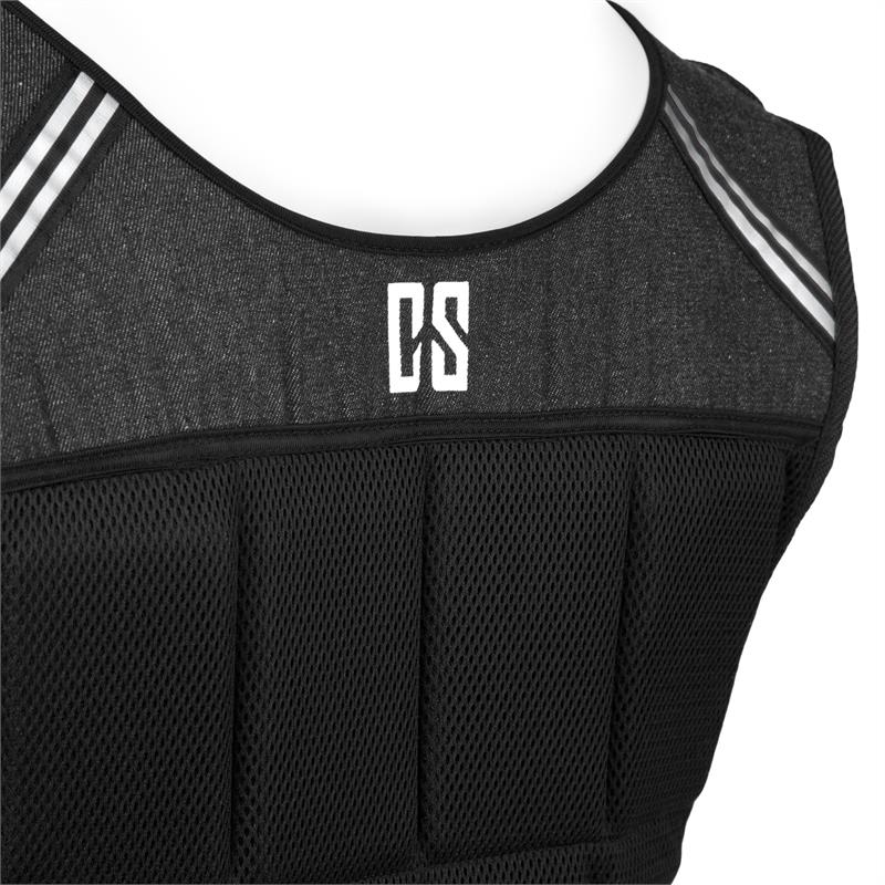 Capital Sports Vestpro 10, záťažová vesta s 10 kg závažiami, celkom 23 závaží – Obrázok 4