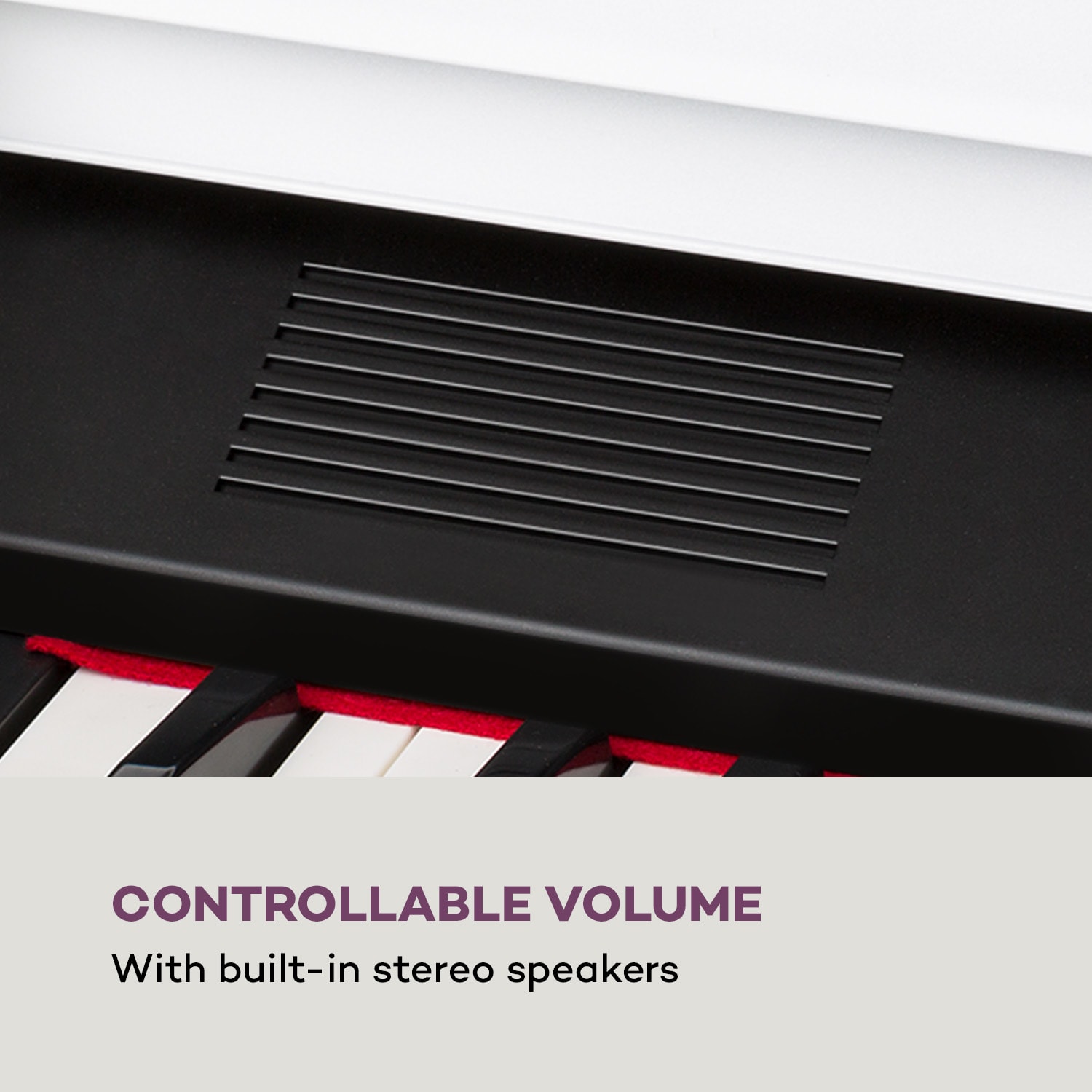 SCHUBERT Subi88 MK II, digitálne piáno, 88 kláves, MIDI, USB, 360 zvukov, 160 rytmov, biele – Obrázok 3