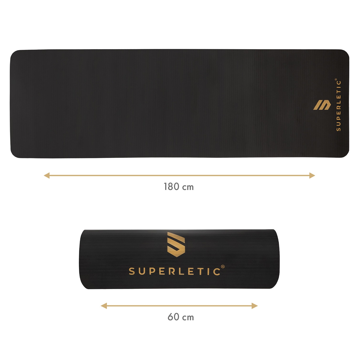 Capital Sports Deva, gymnastická podložka, 180x1,0x60 cm, NBR pena, protišmyková, vrátane popruhu – Obrázok 2