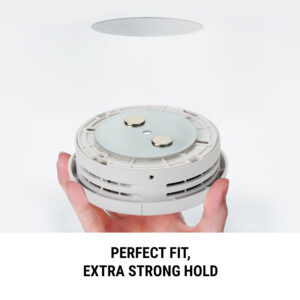 SHD by oneConcept Mount Mini, Magnetický držiak pre detektory dymu, od Ø 5 cm, samolepiaci