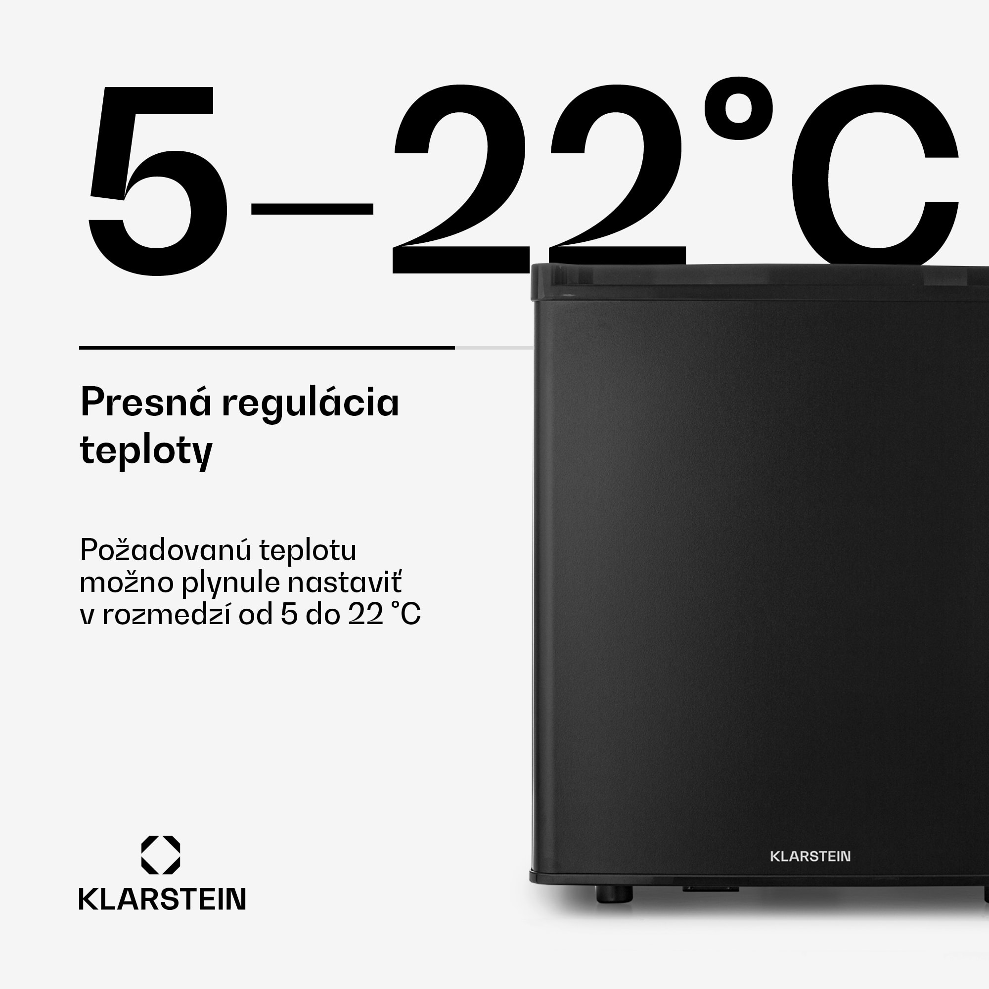 Klarstein Happy Hour 45, mini chladnička, minibar, chladnička na nápoje, 45 l, 26 dB – Obrázok 3