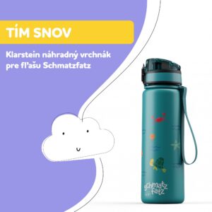Klarstein schmatzfatz náhradné viečko, tlačidlo, silikónová slamka, pre 500ml fľašu