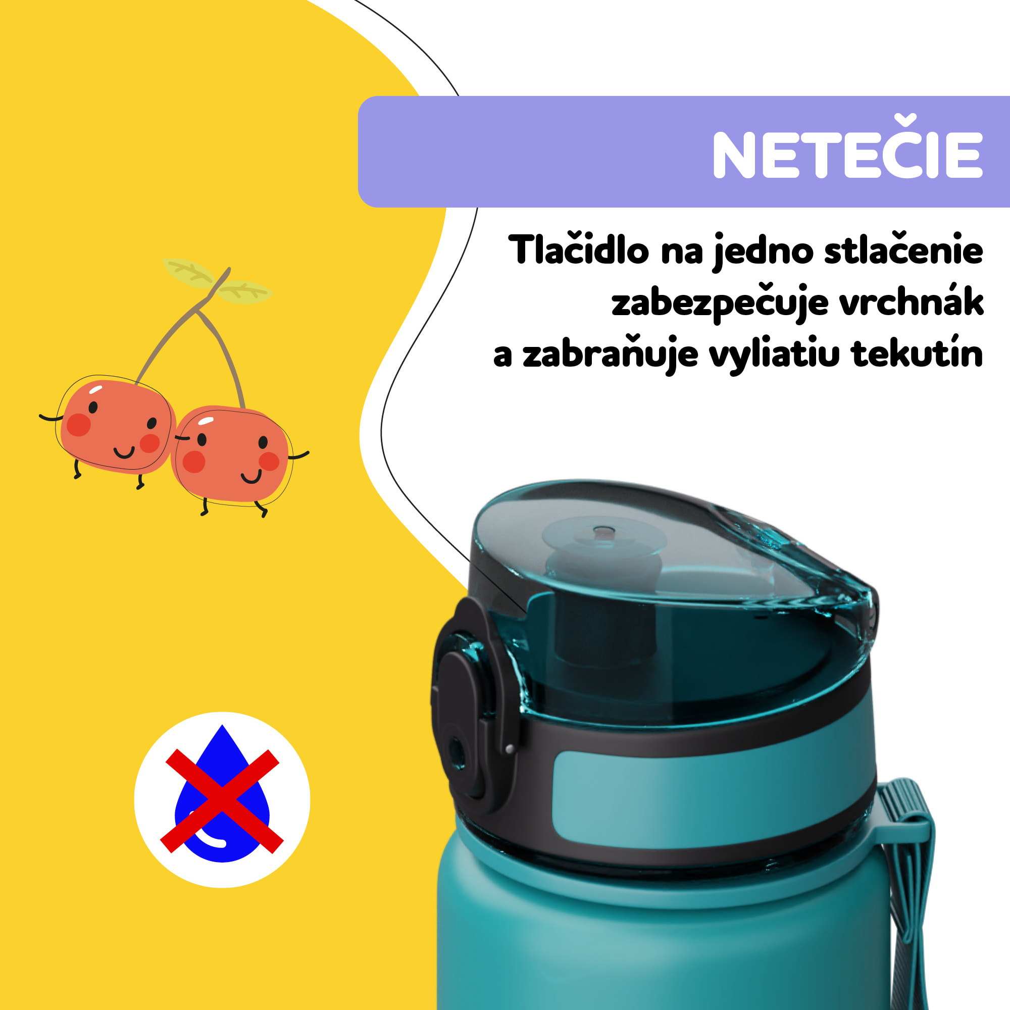 Klarstein schmatzfatz náhradné viečko, tlačidlo, silikónová slamka, pre 500ml fľašu – Obrázok 3