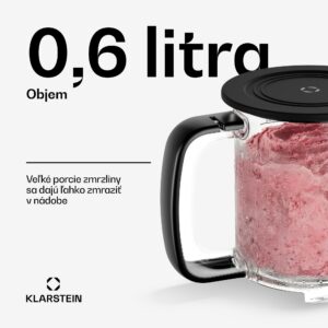 Klarstein Velaire nádoba na zmrzlinu | 0,6 litra | Tritan | odolná | silikónové veko | vhodná do umývačky riadu