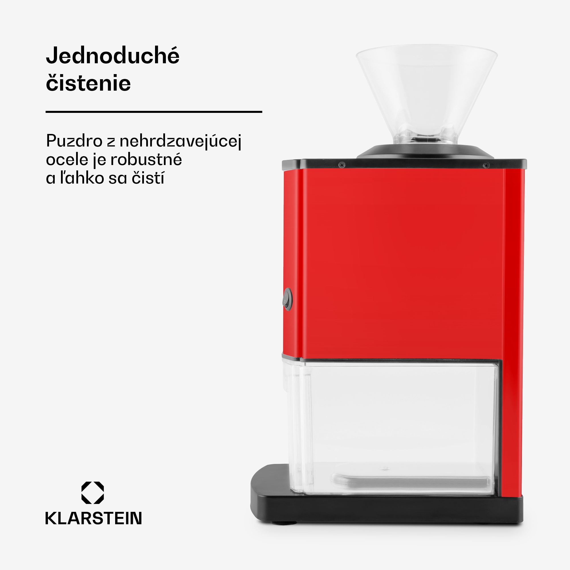 OneConcept Icebreaker, drvič ľadu, 15 kg/h, objem 3,5 l, zásobník na ľad, nehrdzavejúca oceľ, červený – Obrázok 5
