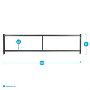 Capital Sports Dominante Edition Double Bar 168, dvojitá tyč na zhyby, 168 cm