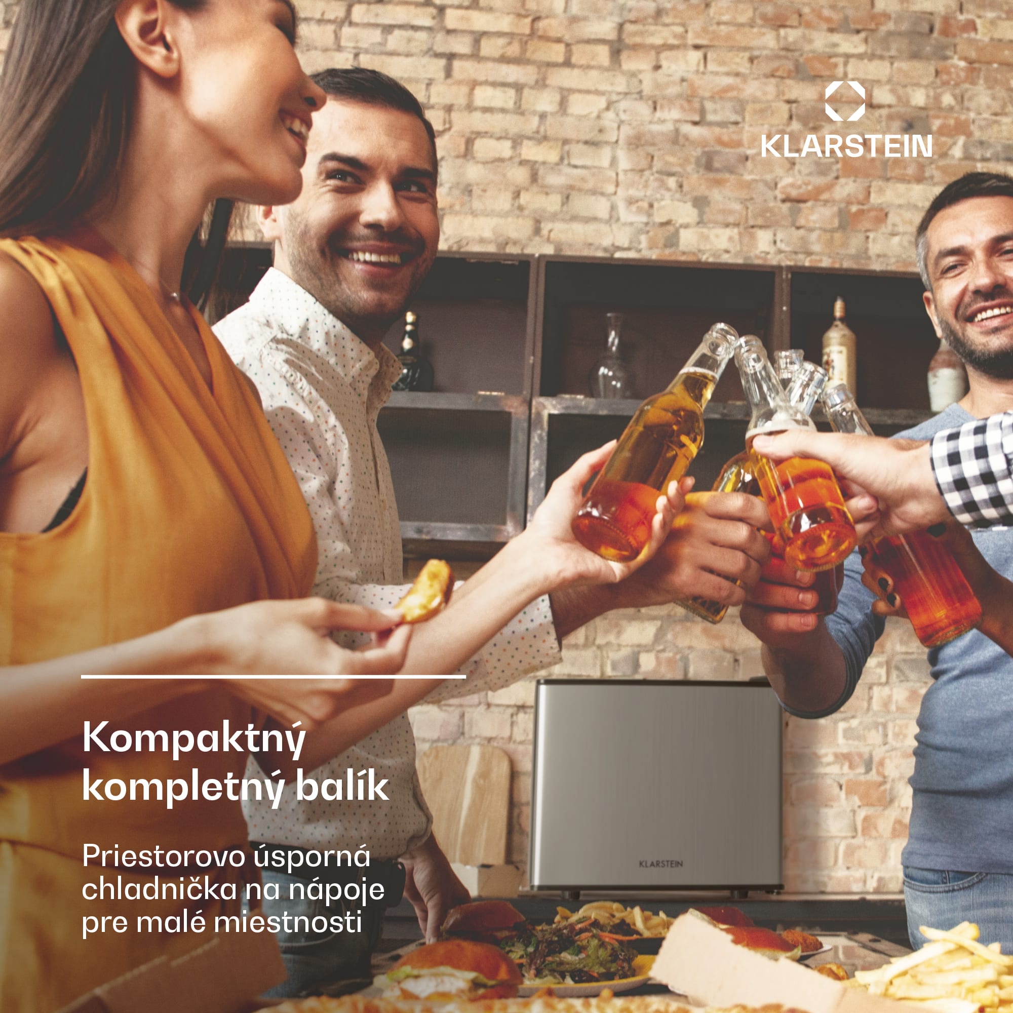 Klarstein Geheimversteck, mini chladnička, 17 l, 2 úrovne, 26dB, termoelektrická – Obrázok 2