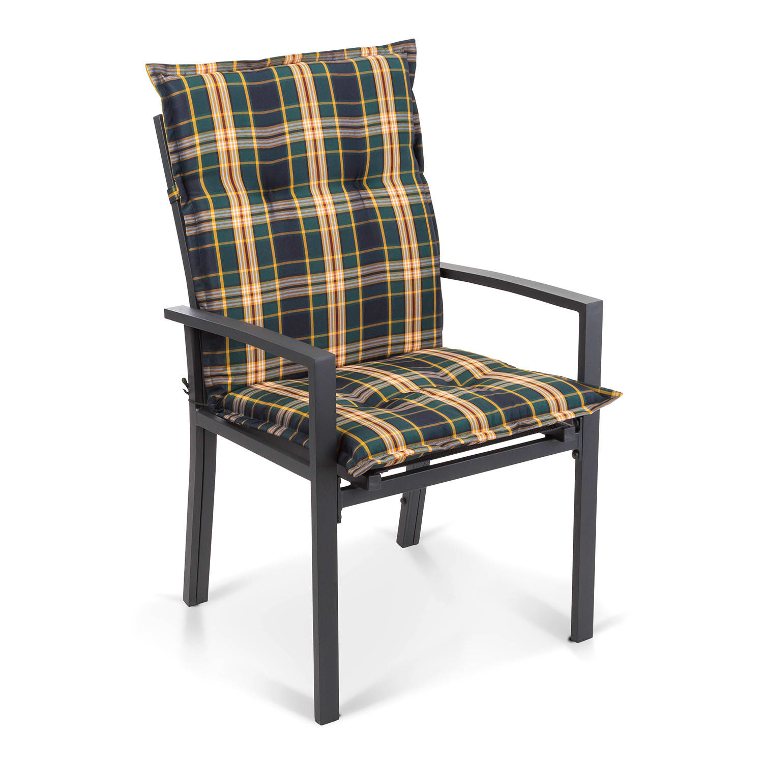 Blumfeldt Prato, poduška s nízkou zadnou časťou, na nižšie polohovacie kreslo, na záhradnú stoličku, polyester, 50 x 100 x 8 cm, 1 x poduška