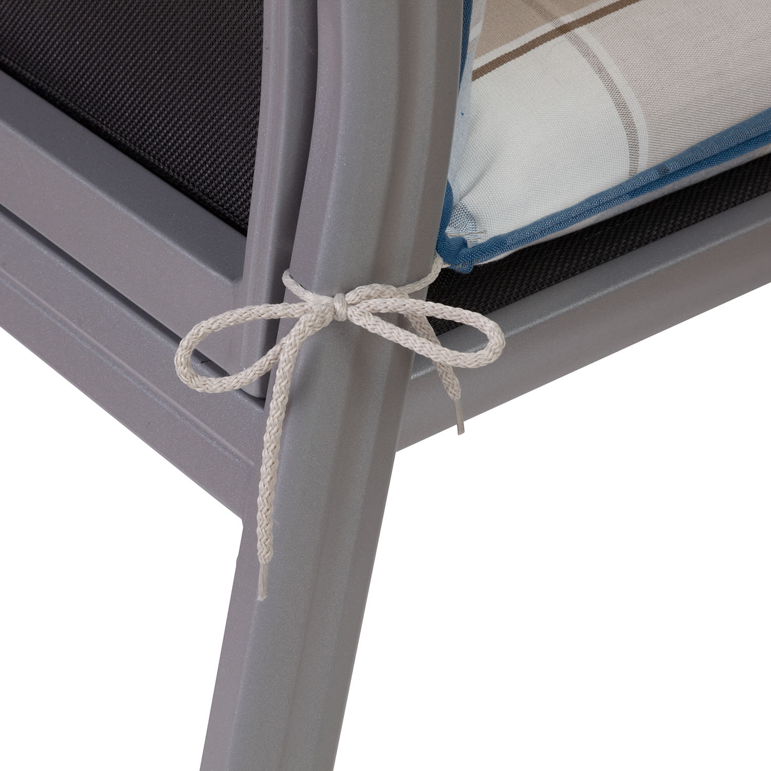 Blumfeldt Prato, čalúnená podložka, podložka na stoličku, podložka na nižšie polohovacie kreslo, na záhradnú stoličku, polyester, 50 × 100 × 8 cm – Obrázok 3