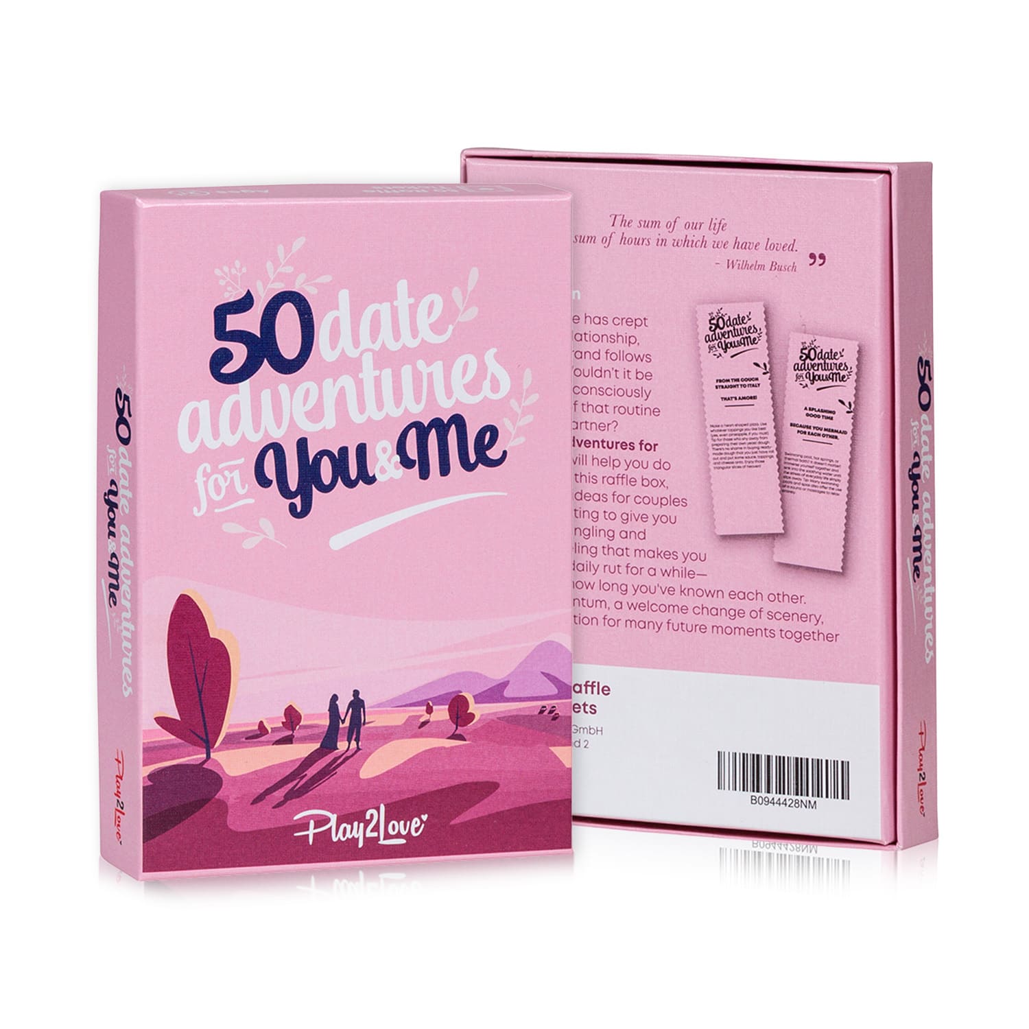 Spielehelden 50 Date Adventures for You & Me, игра с карти, за двойки, 50 карти v anglickom jazyku – Obrázok 5