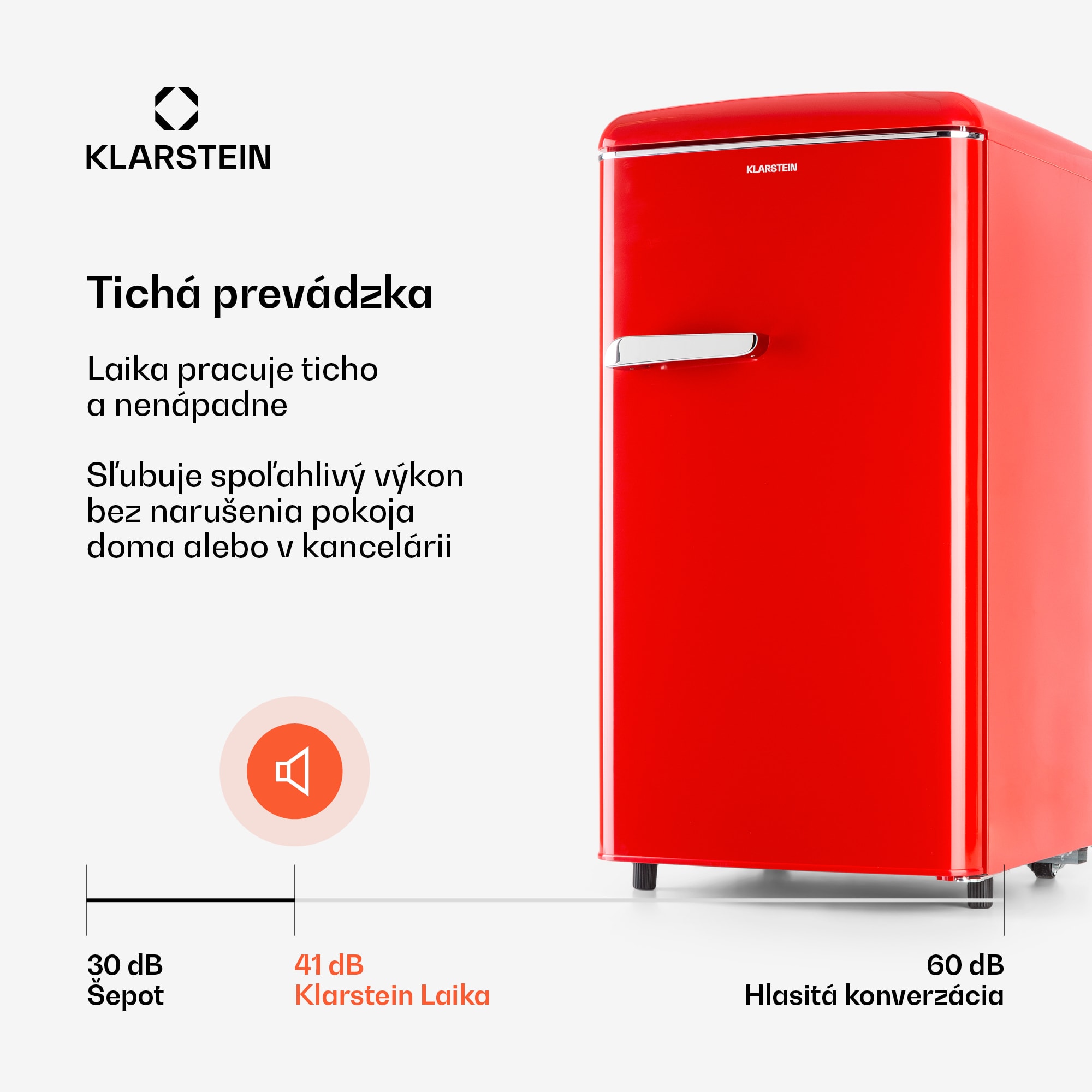 Klarstein Laika 60L, mraznička, 60 l, 3 zásuvky, teplota: -18 až 0 °C – Obrázok 5
