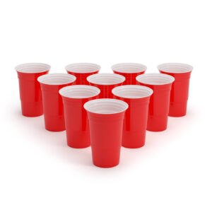 BeerCup Federer Ultimate Beer Pong párty balík, Red Cups, Shot Cups, vrátane loptičiek