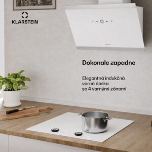 Klarstein Indukčná varná doska Neotouch | Moderná a výkonná | 4 varné zóny | 9 stupňov | 7200 W | 60 cm