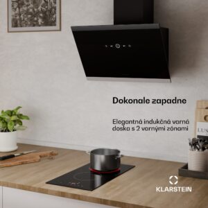 Klarstein Hito sklokeramická varná doska | 2 varné zóny | 3000 W | 9 úrovní výkonu | 30 cm